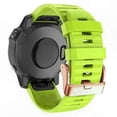 thumbnail image 2 of Rose Gold Striped Silicone QuickFit Band for 20mm Fitness Trackers, 2 of 3