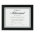thumbnail image 2 of DAX Document/Certificate Frames, Wood, 8 1/2 x 11, Black, Set of Two, 2 of 3