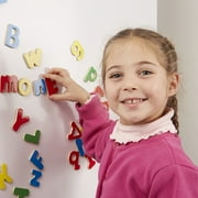 Melissa & Doug 52 Wooden Alphabet Magnets in a Box - Uppercase and Lowercase Letters - FSC Certified
