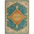thumbnail image 3 of Nourison Allur Persian Turquoise Ivory 5'3" x 7'3" Area Rug, (5x7), 3 of 9