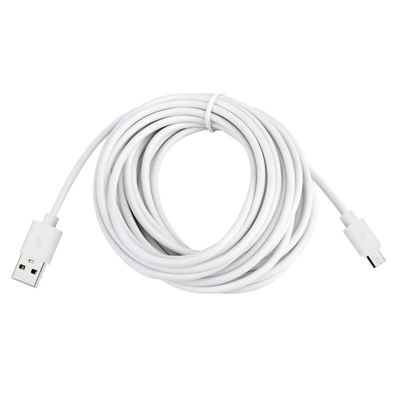 13ft ro USB Cable for Wyzecam YI Dome Camera Arlo Q Camera Nest Cam Dropcam Samsung Andoird Charging Cable