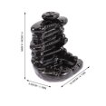 thumbnail image 5 of IDEANATEGRATE House Decor Incense Burner Ceramic 1Pcs Black, 5 of 8