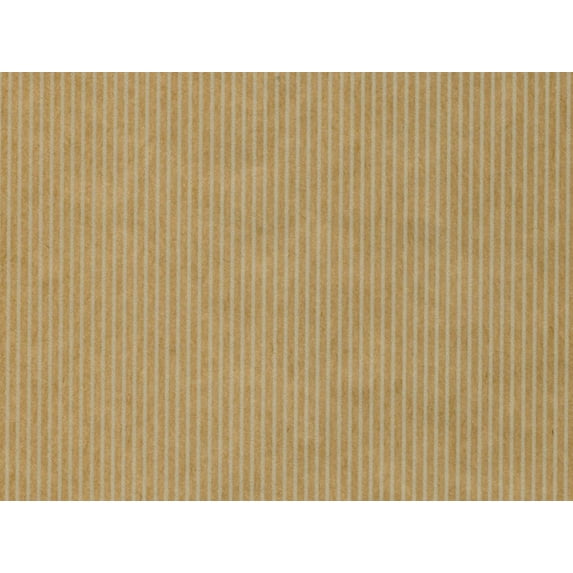 Pack of 1, Natural Pinstripe 18" x 417' Gift Wrap Half Ream Roll (Kraft) for Holiday, Party, Kids' Birthday, Wedding & Special Occasion Packaging