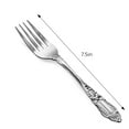 thumbnail image 2 of DecorRack 12 Stainless Steel Dinner Forks, Flatware Utensils, Durable Kitchen Silverware Set (Pack of 12), 2 of 7