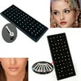thumbnail image 2 of HOOUN 60x Crystal Rhinestone Stainless Steel Nose Ring Body Piercing Bone Stud Jewe:yy-Multicolor, 2 of 9