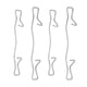 thumbnail image 1 of Resorte De De Pinza De Freno Trasero, 4 Uds., Bpf1755H, Profesional, Resistente, 1 of 9