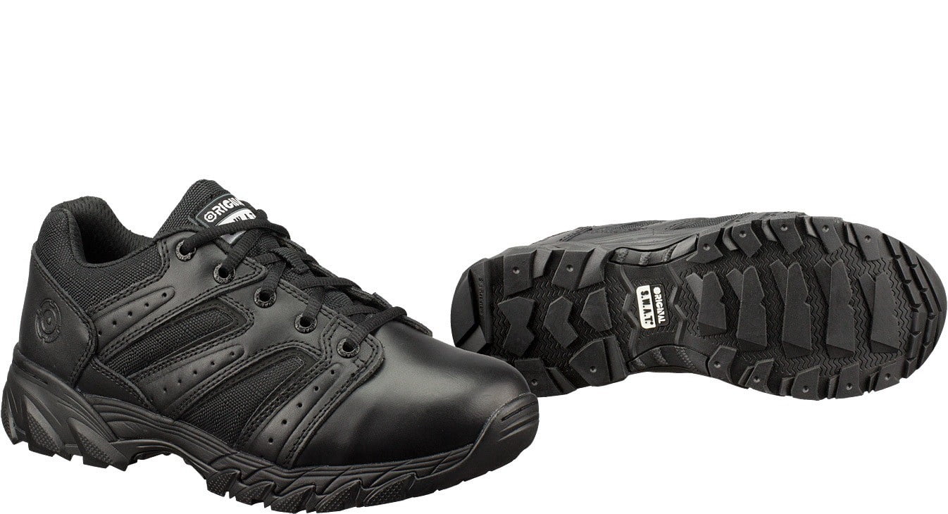 Original SWAT 131011 Womens Chase Low Uniform Shoe, Oxford, Black