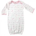 thumbnail image 4 of Luvable Friends Baby Girl Cotton Gowns, Bird, 0-6 Months, 4 of 4
