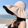 thumbnail image 2 of Kcolen Sun Hat Women Large Head Sun Hat with Wide Brim UPF 50+ Boonie Cap for Fishing Gardening Beach Outdoor Activities, 2 of 5