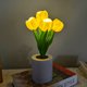 thumbnail image 2 of Regalo para novia, mamá, hija, tía, lámpara de flores, tulipanes con pilas, luz nocturna, regalo para su fiesta de cumpleaños, decoración de la sala de bodas, 2 of 5