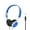 Sky Blue, variant on erfcxs Music Heavy Bass Gaming Headset Stereo Music Headset Adjustable 3.5mm Universal Mobile Phone Flexible Headset