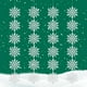 thumbnail image 4 of Decoración Del Árbol De Navidad Copos de nieve brillantes de 10 cm, 24 piezas de copos de nieve de invierno, decoración de copos de nieve para niños y adultos, 4 of 5