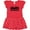 Red and Polka Dot, variant on Inktastic Los Angeles Skyline Grunge Girls Baby Dress