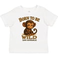 thumbnail image 3 of Inktastic Born to Be Wild Adorable Monkey Boys or Girls Toddler T-Shirt, 3 of 5