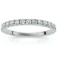 thumbnail image 2 of Pompeii 5/8Ct Diamond Eternity Wedding Ring 14k Gold or Platinum Lab Grown (F/G,VS1-VS2), 2 of 4