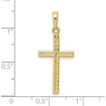 thumbnail image 4 of 10K Latin Cross Pendant Yellow Gold Material Heirloom Ethereal Stylish Perfect for adding elegance to any outfit, 4 of 4