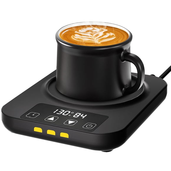 Summala Calentador de Tazas para Cafe Inteligente con Visualizaci&oacute;n de Temperatura, Mug Warmer con 9 Configuraciones de Temperatura, 4H Auto Encendido/Apagado, para Oficina En Casa