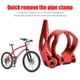 thumbnail image 4 of Abrazadera para tija de sillín de bicicleta de carretera MTB Collar de tija de sillín de liberación rápida 31,8 mm (rojo) Likrtyny paseo en bicicleta, 4 of 8