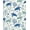 Blue Green Ivory, Pattern 1, variant on Design&I 8'x10' Washable Area Rug Snag-Free Fish Marine Reef Turtle Coral Seashell Nautical Ocean Motifs for Dining Room, Large Office, Lounge