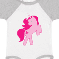 thumbnail image 4 of Inktastic Pink unicorn Girls Baby Bodysuit, 4 of 5