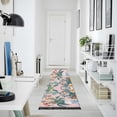 thumbnail image 4 of Yayeee Runner Rug for Bedroom 2'x6' Machine Washable Hallway Non Slip Mat, Vibrant Flowers, 4 of 8