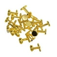 thumbnail image 1 of 20Pcs Blank 12mm Round Bezel Glue Base Cup Cufflink Buttons Base Cuff Links DIY Cufflink Golden, 1 of 8