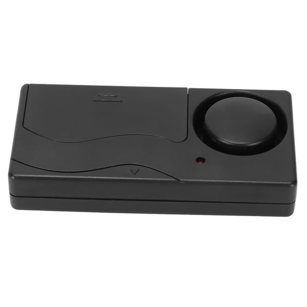 Alarma de vibración inalámbrica de 110 dB, 10 niveles de sensibilidad, alarma de seguridad ajustable para bicicleta con control remoto para puerta y ventana