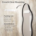 thumbnail image 3 of GODCHAR Asymmetrical Mirror 36"x24" Bathroom Vanity Irregular Wall Black Framed, 3 of 9