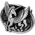 thumbnail image 2 of Moranse Religion Cross Cowboy Kneeling Prayer And Horse Design Belt Buckles, 2 of 5