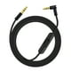thumbnail image 1 of Methold Cable de auriculares en forma de L de 3,5mm, Control de línea, micrófono incorporado, reemplazo de Cable de auricular para Cables de audio/vídeo Negro, 1 of 6