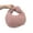 Pink, variant on Soft Faux Furs Handbag Fashion Plush Shoulder Bag Half Moon Purse Casual Tote Bag Simple Dumpling Bag for Cold Weather