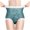 Blue, variant on HWRETIE High-Waist Lace Trim Shaping Underwear - Women's Summer Lace Abdomen High Waist And Hip Lift Comfortable Body Sculpting Briefs