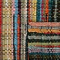thumbnail image 4 of KLAVATE Striped Rag Rug Hand Woven & Reversible for Living Room Chindi Rug, 4 of 5