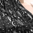 thumbnail image 3 of Black White Gothic Hand Snake Bat Pattern Blanket,Comfortable Soft Lamb Wool Throw Blanket,All Season,Warm Lightweight Blankets for Sofa Bed Couch Living Room Chair,30"x40", 3 of 4