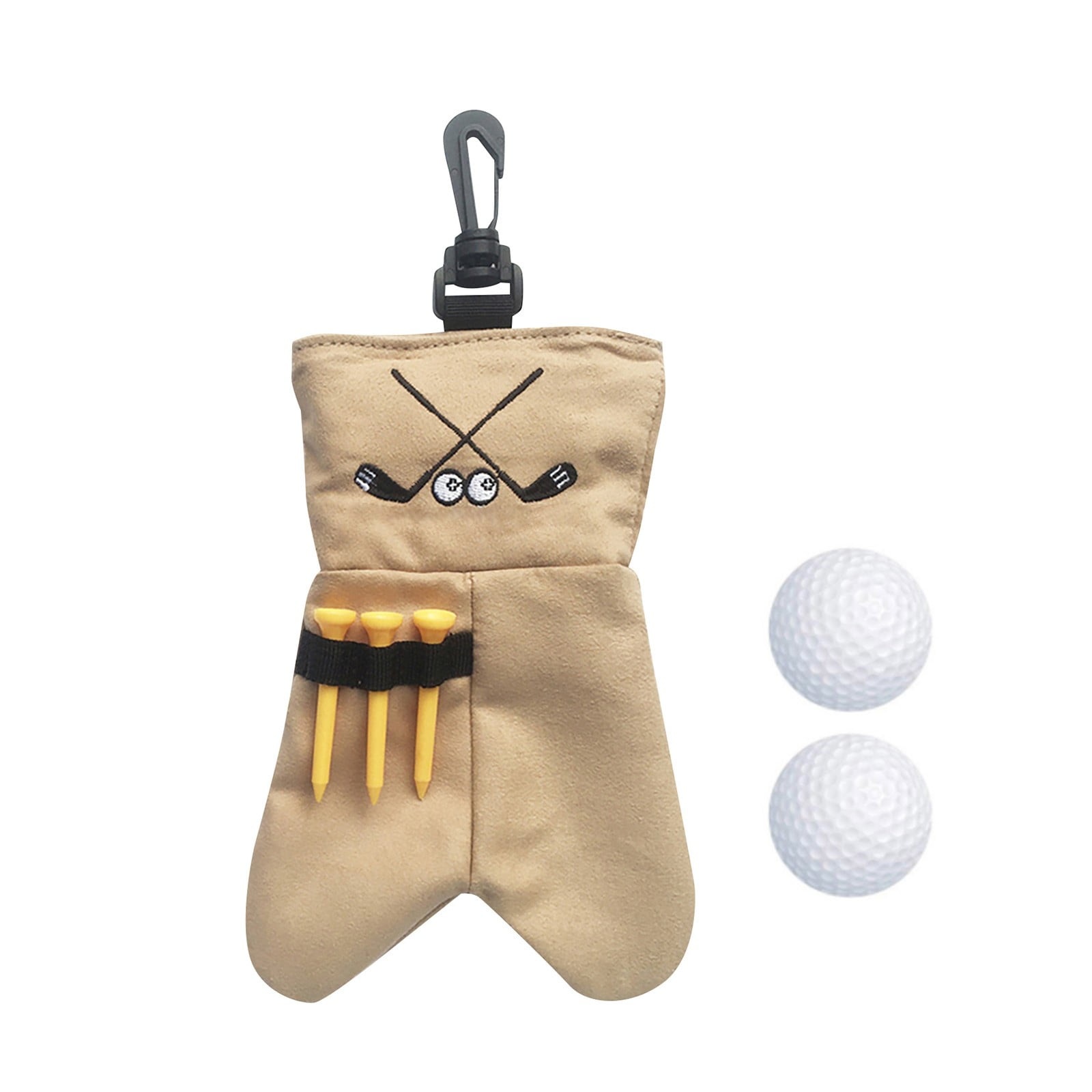 NIUREDLTD Golf Ball Storage Bag Portable Golf Ball Pocket Holder Bag