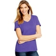 thumbnail image 1 of Hanes T-Shirt Col en V Performance Tri-Mélange X-Temp Fresh IQ pour Femmes, m, 1 of 3