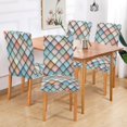 thumbnail image 2 of Yayeee 4 Pack Dining Chair Covers Stretch Parson Chairs Slipcovers Seat Protector, Colorful Art Pattern, 2 of 6
