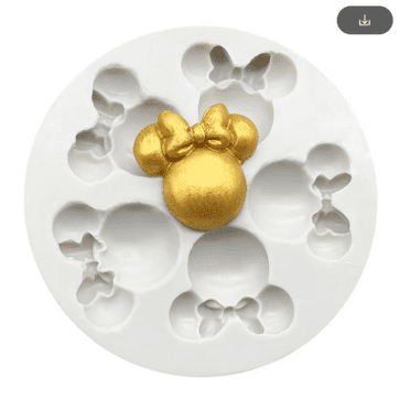 Migical Silhouette with Bow Silicone Mold