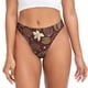 thumbnail image 1 of Fotbe Coffee and Flowers Tanga Sin Costuras para Mujer con Estampado – Panties Invisibles, Transpirables y Cómodos para Uso Diario-Medium, 1 of 6