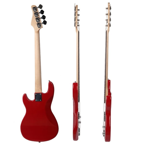 guitare basse électrique poignée 4 cordes 20 grade 4 cordes basse électrique  guitare poignée en bois rose touche lumière guitare poignée