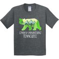 thumbnail image 3 of Inktastic Smoky Mountains, Tennessee Mountains and Bear Shape Youth T-Shirt, 3 of 5