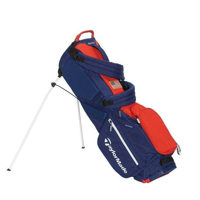 TaylorMade FlexTech Stand Bag Red/White/Blue - Walmart.com