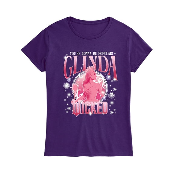 Wicked - You're Gonna Be Popular Glinda - Women's Fitted Graphic T-Shirt