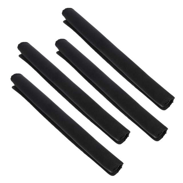 IDEANATEGRATE 4 Pcs Housse de Protection Noire pour Poignée de Réfrigérateur Four pour Appareils de Cuisine