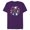 Purple, variant on Star Wars Merry The Force Be With You - Short Sleeve Blended T-Shirt for Adults - Customized-Dark Heather