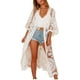 thumbnail image 1 of Traje de baño para mujer, pareo, kimono, falda larga de playa, bikini de encaje floral, 1 of 5