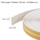 thumbnail image 3 of Cinta de espuma Uxcell tira de sellado adhesiva EPDM aislamiento para clima 8 pies de largo blanca, 2 paquetes, 3 of 6