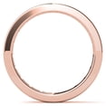 thumbnail image 4 of Solitaire Brilliance 3x2mm Emerald Moissanite Channel Set Eternity Band, Full Eternity Wedding Stackable Band Solid 14K Rose Gold, Ring Size 5.5, 4 of 6