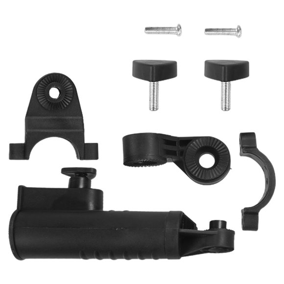 Luxshiny Stable Adjustable Golf Cart Umbrella Holder Clamp in Black for Versatile Daily Outdoor Use