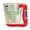 Red, variant on Integrated Measuring Cup Electronic Scale High Precisions Sensors Energy Saving Mode Ideal for Professional Cooks